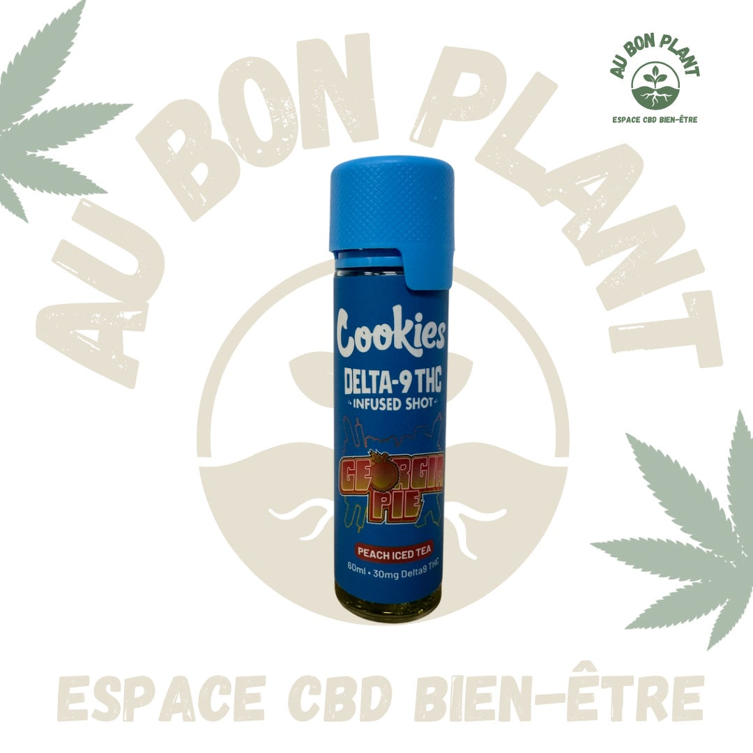 Sirop Delta-9 THC Cookies  Peach Ice Tea